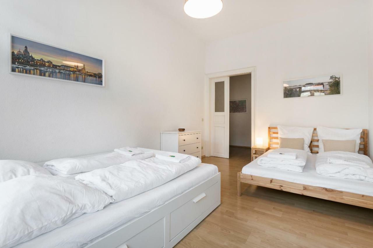 Ruhiges Apartment Am Rande Des Szeneviertels Dresden Exteriör bild